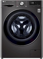 Стиральная машина LG F4WV910P2SE (56.5см / 10,5кг / 1400об / пар / добавление белья / AI DD / Steam+ / Wi-Fi / Inverter Direct Drive / A+++ / Чёрная)