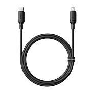 Кабель Baseus Silky Series Lightning - Type-C, 1м, (20W), Черный