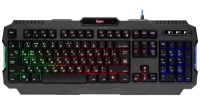 Клавиатура игровая проводная Defender LEGION GK-010DL, USB, черный [45010] Чёрный