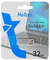 Память USB2.0 Flash Drive  32Gb Netac U326 SILVER /NT03U326N-032G-20PN/