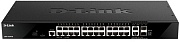 Коммутатор D-Link DGS-1520-28, 24x 1000BASE-T, 2x 10GBase-T, 2x SFP+, управляемый L3 стекируемый