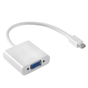 Переходник miniDisplayPort - VGA GEMBIRD (AB-mDPM-VGAF-02-W), вилка-розетка, DisplayPort v.1.1a, длина - 0.15 метра, белый