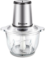 Измельчитель Sakura SA-6245BS (600 Вт/ 2000 мл/ чаша стекло) 
