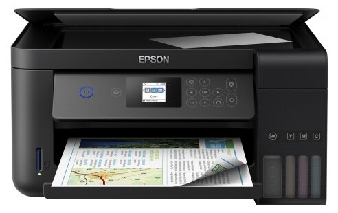 МФУ EPSON L4260/A4/4-цв/СНПЧ/USB+WiFi [Картриджи 101-C13T03V14A/C13T03V24A/C13T03V44A/C13T03V34A]