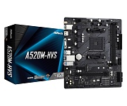 Материнская плата ASROCK A520M-HVS [AM4, AMD A520, 2xDDR4, 1xM2, 4xSATA, HDMI+VGA, Micro-ATX] 