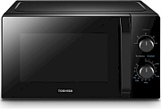 Микроволновая печь Toshiba MW2-MM20P(BK) (20 л, 800 Вт, переключатели поворотный механизм, чёрный)