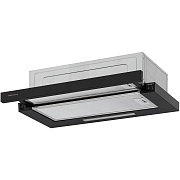 Вытяжка телескопическая KRONA KERRY 600 BLACK PB V2 (660 м³/ч / 85 Вт / LED освещение 1x2 Вт / ширина - 59,7 см / чёрный / металл)
