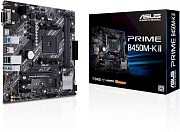 Материнская плата ASUS PRIME B450M-K II /AM4, AMD B450, 2xDDR4, 1xM2, 2xSATA, HMDI+VGA+DP, microATX/