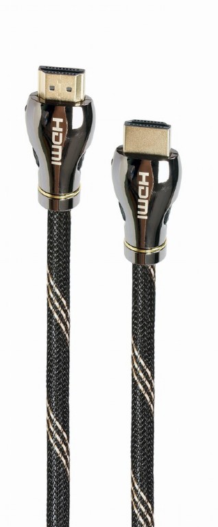 DSP Кабель HDMI - HDMI GEMBIRD (CCBP-HDMI8K-1M), вилка-вилка, HDMI 2.1, 8K UHD 60 Гц, металлические разъемы, Premium Series, длина - 1 метр