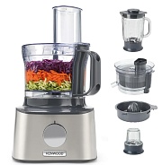 Кухонный комбайн Kenwood FDM307SS (800 Вт / 2.1 л / блендер, соковыжималка, терка, венчик, мельничка)  