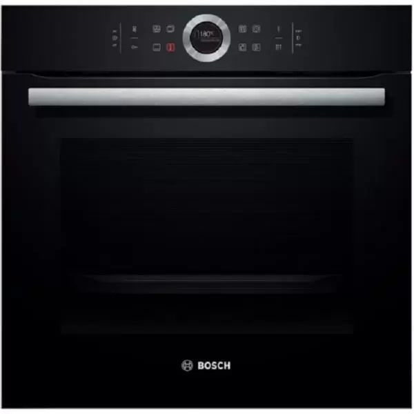 Духовой шкаф Bosch HBG672BB1S (Serie8 / 71 л / до 300 °C / чёрное стекло / Гриль / Пиролиз / AutoPilot 10 / SoftClose / A+)