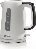 Чайник Gorenje K17XG (2200Вт / 1,7л / пластик/ белый) Белый