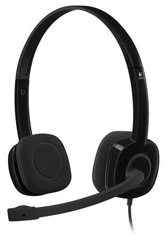Наушники с микрофоном Logitech H151 Headset Stereo Black 1xminiJack 4pin 981-000589
