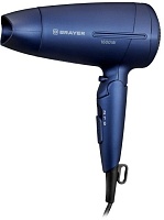 Фен Brayer BR3020BL (компактный / 1600 Вт / 2 режима / холодный воздух / шнур - 1.8 м)