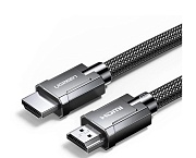 Кабель HDMI - HDMI Ugreen HD135 (70320) (8K HDMI M-M, ver 2.1), вилка-вилка, HDMI 2.1, длина - 1,5 метра Серый