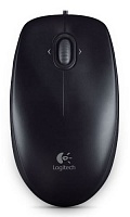 Мышь Logitech M100 USB Black (USB, оптическая, 1000dpi, 2but) 910-006765 