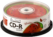 Диск CD-R Smartbuy 700 Mb, 52x, Fresh-Watermelon CB-25 (BOX25)