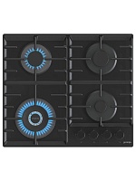 DSP Поверхность газовая Gorenje GTW642SYB (Simplicity 2.1 / черный / закаленное стекло / чугун / WOK)