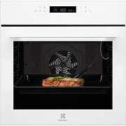 Духовой шкаф Electrolux EOE7F31V (SenseCook 700 / 72 л / до 300°C / Белый, стекло / Катализ / телескопич. напр.(x1) / Термозонд / SoftClose) Белый