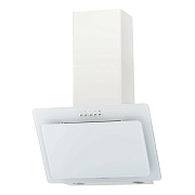 Вытяжка наклонная KRONA Liva 500 white PB (715 м³/ч / 60 Вт / LED освещение 2x1 Вт / ширина - 49.6 см / белое стекло) Белый