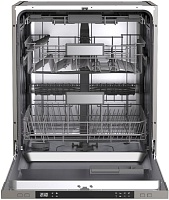 Машина посудомоечная встраиваемая 60 см Ascoli A60DWFIB1261SS (15 комплектов / 3 полки / расход воды - 12 л / Луч на полу / А++)