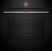 Духовой шкаф Bosch HBG7721B1 (Serie8 / 71 л / до 300 °C / чёрное стекло / Гриль / Пиролиз / Home Connect / Hotair Gentle / SoftClose / A+)