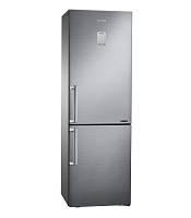 Холодильник Samsung RB33J3515S9/EF (Объем - 339 л / Высота - 185 см / Нерж. сталь / Multi-Flow / NoFrost / Digital Inverter) Нержавеющая сталь