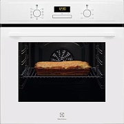 Духовой шкаф Electrolux EOF3H40BW (SurroundCook 600 / 65 л / до 275°C / Белый, стекло+эмаль / AquaClean / боковые. напр.)