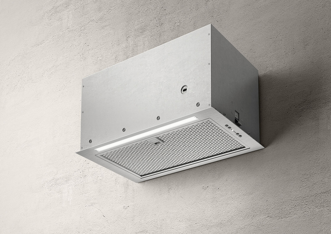 Вытяжка полновстраиваемая Elica FOLD S IX/A/52 (1300 м³/ч / 257 Вт / LED освещение 2x7 Вт / ширина - 52 см / нерж. сталь)