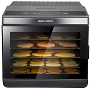 Сушилка для овощей и фруктов Redmond FD1105 (500 Вт, 35-70°C, 6 секций, регулировка температуры, дисплей, таймер)