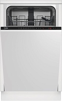 Машина посудомоечная встраиваемая 45 см Beko BDIS1W961 (9 комплектов / 2 полки / расход воды - 10,5 л / А)