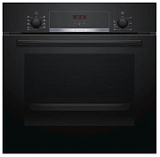Духовой шкаф Bosch HBA534EB0 (Serie4 / 71 л / до 275 °C / Чёрное стекло / Гриль / съемные направляющие / EcoClean (задняя стенка) / A) Чёрный