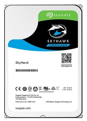 Жесткий диск  3000GB Seagate SkyHawk 256Mb SATA 6Gbit/s ST3000VX009  для систем видеонаблюдения 