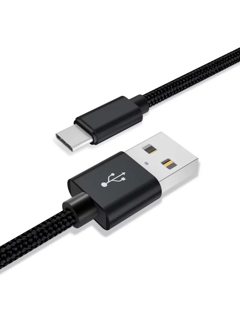 Кабель Xiaomi USB Type-C - USB, 5A, плетеный, 1 метр, черный (SJV4109GL)