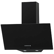 Вытяжка наклонная KRONA JINA 600 BLACK PB V2 (845 м³/ч / 90 Вт / LED лампа 2x1 Вт / ширина - 59,5 см / чёрное стекло)