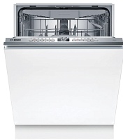 Машина посудомоечная встраиваемая 60 см Bosch SMV4HVX07E (Serie4 / 14 комплектов / 3 полки / расход воды - 9,0 л / InfoLight / Home Connect / А+++) Белый