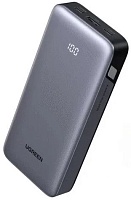 Портативная батарея Ugreen PB532, (USB/Type-C*2/30W/FC/LED индикатор) 20000мАч, Серая (55989B)