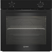 Духовой шкаф Indesit IFE 2420 BL (72 л / до 280 °C / Чёрный / Паровая очистка / Гриль / Съемные направляющие / А)