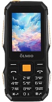 Телефон мобильный Olmio X03, чёрно-оранжевый
