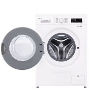 Стиральная машина LG F4X1008NWH (55-59см / 8кг / 1400об / пар / AI DD™ / Smart Diagnosis / А+++) Белый