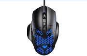 Проводная игровая мышь AULA F812, (Проводная 1.5м/7200 dpi), Черная