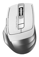 Беспроводная мышь A4Tech Fstyler FB35, Bluetooth & 2.4GHz, оптическая, белая/серая 