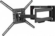 Кронштейн для ТВ BARKAN AL440 чёрный, для 13"-83", наклон 15°, поворот 90°, нагрузка до 60 кг, расстояние до стены 75-645 мм Чёрный