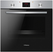 Духовой шкаф Hansa BOEI68451 (77 л / до 250 °C / нерж. сталь / Пиролиз / Гриль / Телескоп. направляющие (x1) / А)