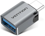 Переходник OTG USB Type-C - USB 3.0 Vention (CDQH0), вилка - розетка, скорость передачи: до 10 Гб/сек