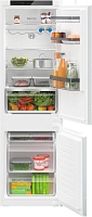Холодильник встраиваемый Bosch KIV86VSE0 (Serie4 / Объем - 267 л / Высота - 177.2см / Слайдерное крепление фасадов / Eco Airflow / Low Frost / А++) Белый