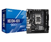 Материнская плата ASROCK H610M-HDV [LGA 1700, Intel H610, 2xDDR4, 4xSATA, HDMI, DP, VGA, Micro-ATX] 