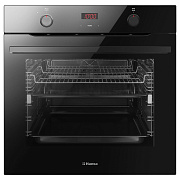 Духовой шкаф Hansa BOESS694097 (77 л / до 250 °C / Чёрный / Aqualytic / Гриль / SoftSteam / Телескоп. направляющие (x1) / А)