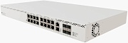 Коммутатор Mikrotik CRS320-8P-8B-4S+RM, 17x 1000BASE-T, 4x SFP+, управляемый L3, PoE 16 портов 550 Вт