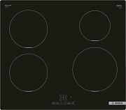 Поверхность индукционная Bosch PUG611AA5E (Serie2 / черный / стеклокерамика / QuickStart / PowerBoost / без рамки)